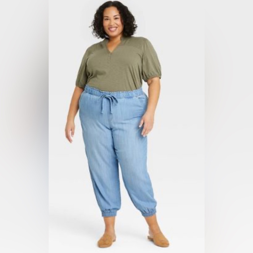 Women's Mid-Rise Jogger Pants - Knox Rose (Size 2X) New- MSRP $29.99